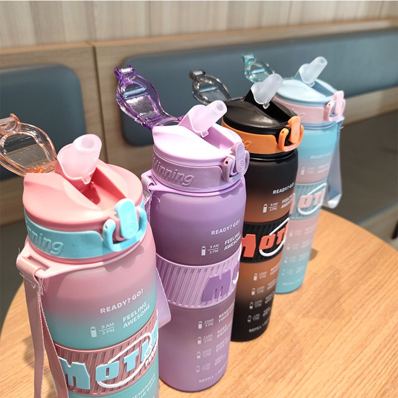 Gourde Sport Motivante Premium - Hydratation Intelligente & Design Tendance