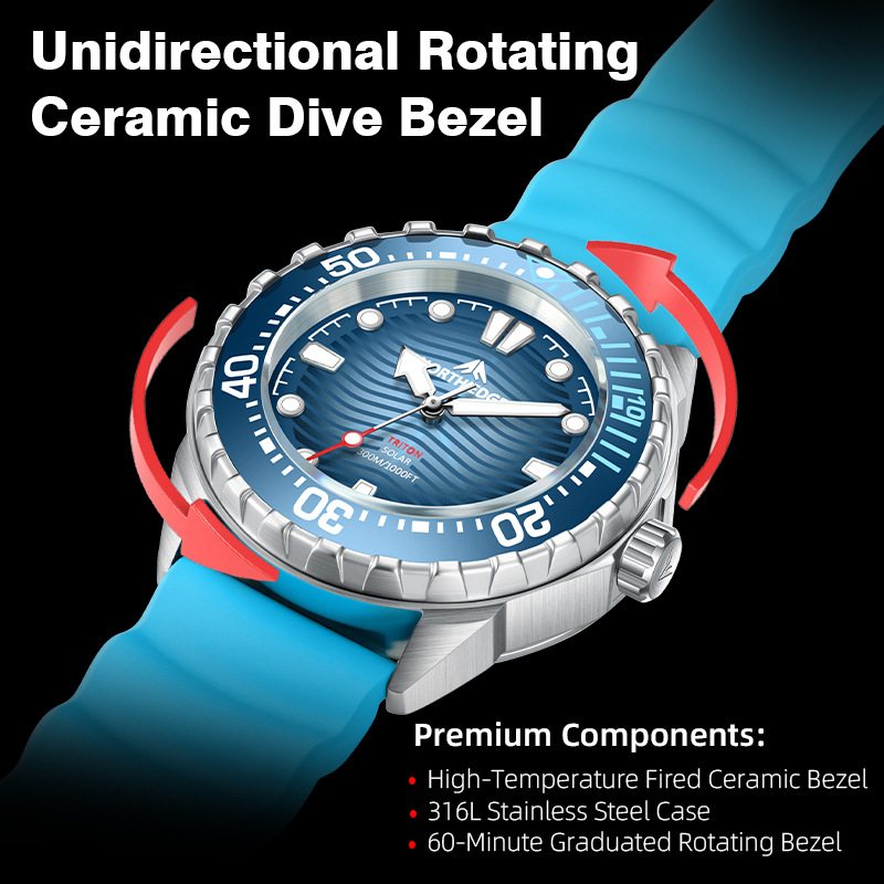 Quartz Watch 316L en acier inoxydable