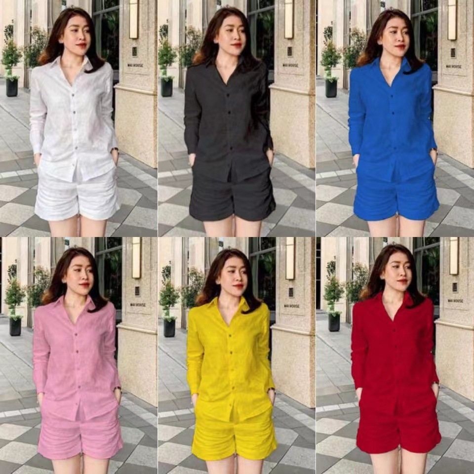 Chemisier et Short pour femme
